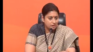 Watch Joint Press Conference by Smt. Smriti Irani & Shri Bhupendra Yadav at BJP Head Office, New Delhi Video