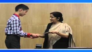 Watch All India KVS Essay Competition  Prize Distribution By EAM  (December 11, 2015) Video