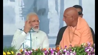 Watch PM Modi at closing ceremony of 'Namami Narmade-Narmada Seva Yatra' in Madhya Pradesh Video