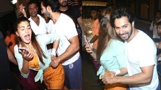 Watch Jacqueline's EMBARRASSING Moment With Varun Dhawan At Sonam Kapoor's Wedding Bash Video