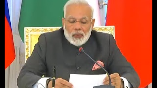 Watch PM Narendra Modi at Joint Press Briefing & Signing of Agreements, Russia. Video