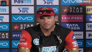Watch Daniel Vettori speaks to the press ahead of match against CSK, May 5 2018 Video