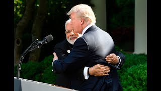 Watch PM Narendra Modi at the Joint Press Statements with President Trump in Washington DC. Video