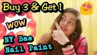 Watch NY Bae Nail Paints - Buy 3 & Get 1 + 10% JSuper Kaur Discount | Affordable Nail Paints | JSuper Kaur Video