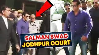 Watch Salman Khan Spotted Outside Jodhpur Court | Blackbuck Case Hearing Video