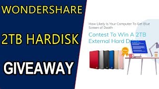 Watch Win 2 Tb External Hard drive || Giveaway by Wondershare Recoverit Video