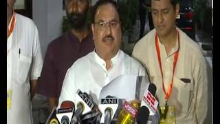 Watch BJP does not favour mid-term polls in Bihar. We welcomes the battle of corruption in Bihar: JP Nadda Video