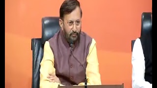 Watch Joint Press Conference by Shri Prakash Javadekar & Dr. Sambit Patra at BJP Central Office, New Delhi Video