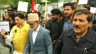 Watch NC takes out protest rally in Srinagar against civilian killings Video