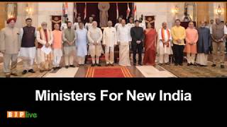Watch Cabinet expansion of Modi government with the power of 4 P. #Ministers4NewIndia Video