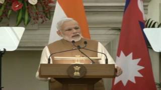 Watch Exchange of Agreements & Press Statement: Visit of Prime Minister of Nepal to India Video