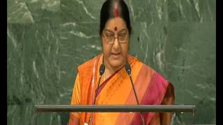 Watch External Affairs Minister's Address at the 71st UNGA, New York (September 26, 2016) Video