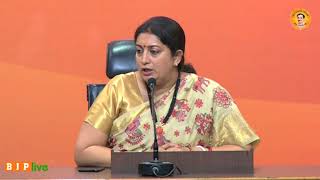 Watch Failed dynast chose to speak about his failed political journey in US: Smt Smriti Irani Video