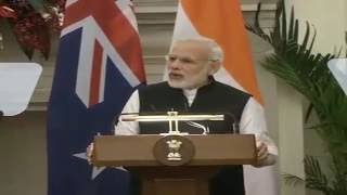 Watch Exchange of Agreements & Press Statement : State Visit of Prime Minister of New Zealand to India Video