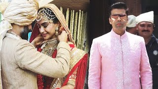 Watch Karan Johar At Sonam Kapoor Wedding Ceremony Video