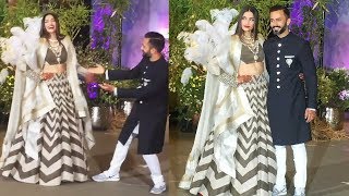 Watch Sonam Kapoor & Anand Ahuja GRAND ENTRY At Wedding Reception Video