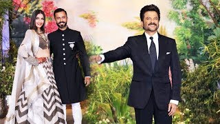 Watch Anil Kapoor ARRIVES At Sonam Kapoor & Anand Ahuja Wedding Reception Video