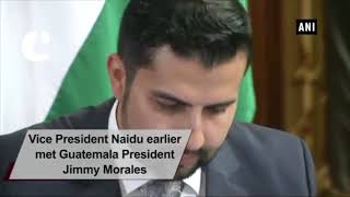 Watch Vice President Venkaiah Naidu and his Guatemala counterpart hold delegation level talks Video