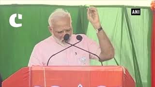 Watch Congressâ€™ ministers were busy doing politics when drought hit Karnataka: PM Modi Video