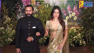 Watch Kareena Kapoor, Karishma Kapoor Amrita & Saif At Sonam Kapoor Reception Party Video