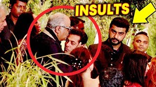 Watch Salman Khan Ignores Arjun Kapoor At Sonam's Wedding Party Video
