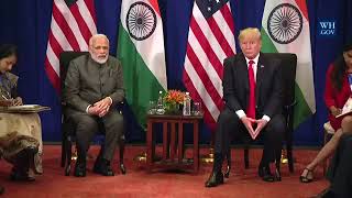 Watch PM Shri Narendra Modi & President Trump in a Bilateral Meeting at Manila, Philippines : 13.11.2017 Video