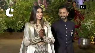 Watch Sonam Kapoor reception: Newlyweds look stunning as they arrive at venue Video