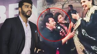 Watch Arjun Kapoor Reaction On Salman-Shahrukh's MAD DANCE At Sonam's Wedding Party Video