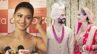 Watch Urvashi Rautela Reaction On Sonam Kapoor Anand Ahuja Wedding Video