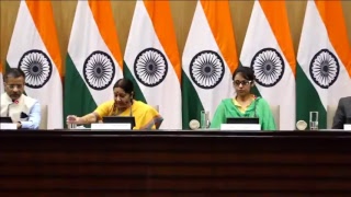 Watch Media Briefing with EAM & Ms Uzma Ahmed on her safe return to India Video