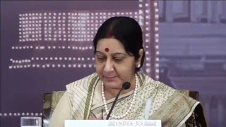 Watch Inaugural address by EAM at India-US Forum (July 31, 2017) Video