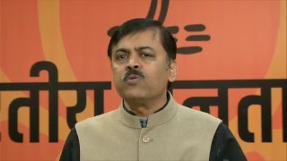 Watch Byte by Shri GVL Narsimha Rao at BJP Central office, New Delhi : 27.01.2018 Video