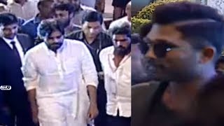Watch Pawan Kalyan entry vs Allu Arjun entry | Naa Peru Surya Naa illu India Thank You India Meet Video