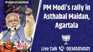 Watch PM Shri Narendra Modi to address public meeting in Asthabal Maidan, Agartala Video