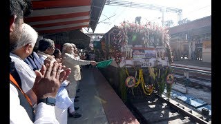 Watch PM dedicates electrified Mysuru-Bengaluru Railway Line, flags off Palace Queen Humsafar Express Video