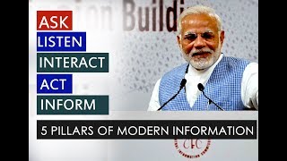 Watch 'Ask, Listen, Interact, Act, Inform are 5 pillars of modern information' : PM Shri Narendra Modi Video