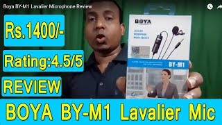 Watch Bought Boya BY-M1 Lavalier Microphone I Detailed Review Video