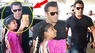 Watch Little Girl Breaks Security To Click Selfie With Salman Khan Video
