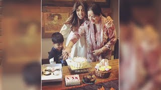 Watch Shilpa Shetty Cuts Cake With Mother, Celebrates Mother's Day Video