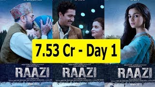 Watch Raazi Box Office Collection Day 1 Video