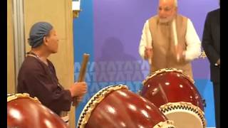Watch PM inaugurates TCS Japan Technology Cultural Academy Soukoukai by beating ceremonial Japanese Dru Video
