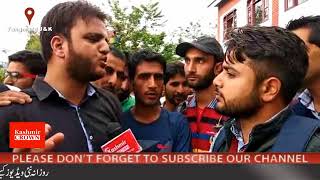 Watch Students Protest Against JKSSB In Tangmarg Video