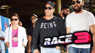 Watch Salman Khan & Jacqueline In Returns Mumbai For RACE 3 Trailer Launch Video