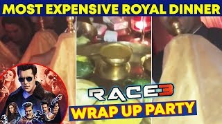 Watch RACE 3 Team Party | ROYAL DINNER | Salman Khan, Jacqueline, Bobby Deol Video