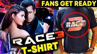 Watch RACE 3 TRAILER LAUNCH | FANS GET READY In RACE 3 T-SHIRTS | Salman Khan Video