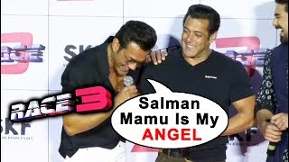 Watch Salman Khan And Bobby Deol BEST MOMENT At Race 3 Trailer Launch Video