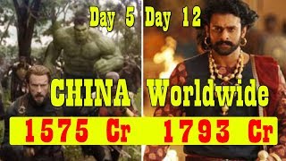 Watch Avengers Infinity War Vs Baahubali 2 Collection In CHINA Till May 15 2018 Video