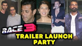 Watch RACE 3 TRAILER LAUNCH PARTY | Salman Khan, Bobby Deol, Jacqueline, Remo, Freddy, Ramesh Turani Video