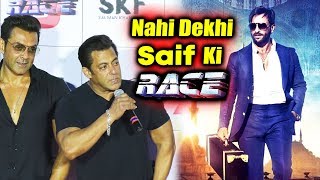 Watch Salman Khan TAUNTS Saif Ali Khan's RACE At Race 3 Trailer Launch Video