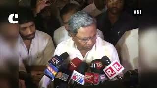Watch We are supporting JD(S) to form Government and have sent this resolution: Siddaramaiah Video